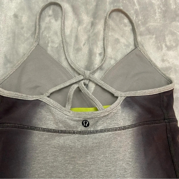 Lululemon satya tank ombré gray black 21311 - Picture 5 of 8